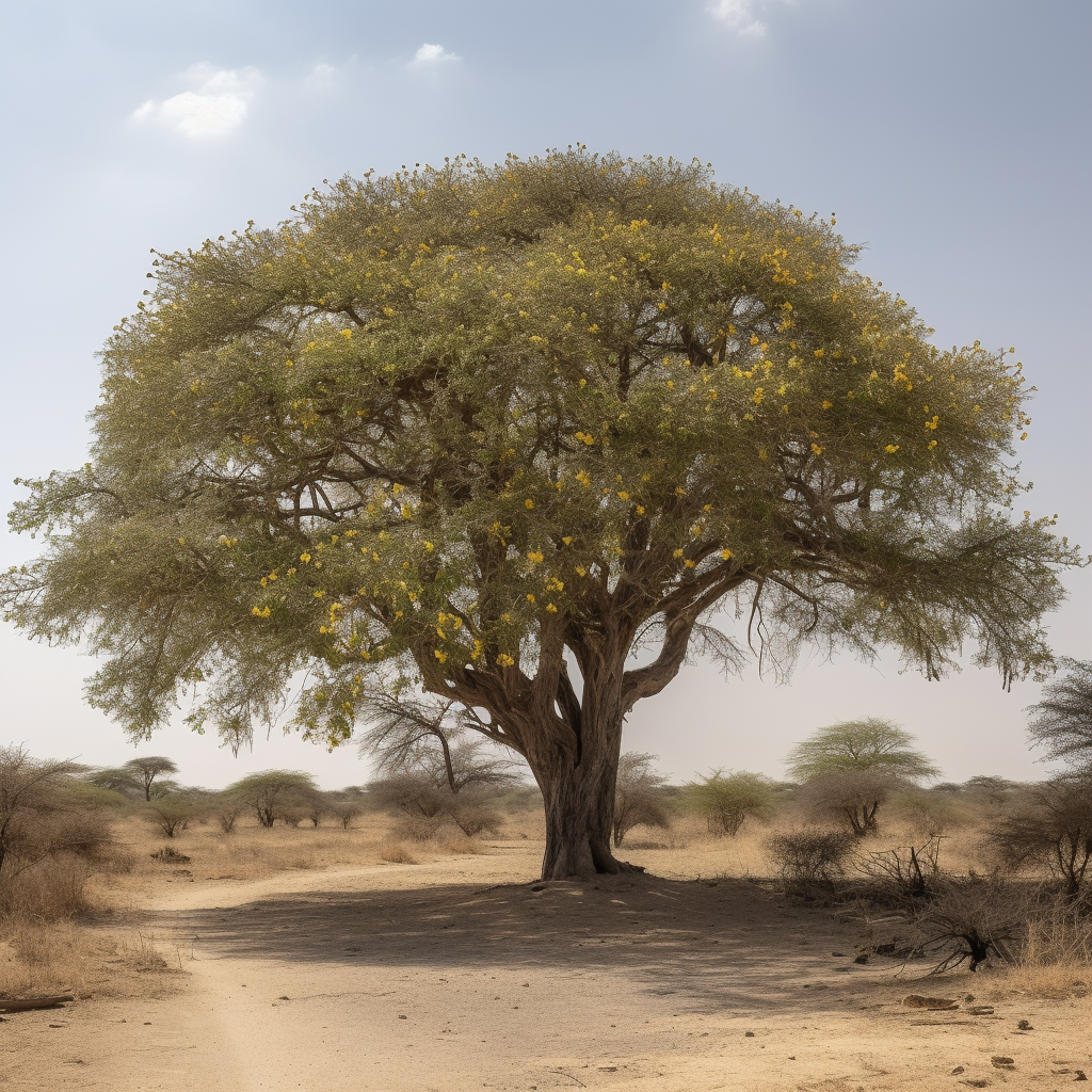 Arabic Gum secretions from the Acacia tree (left) and Arabic Gum